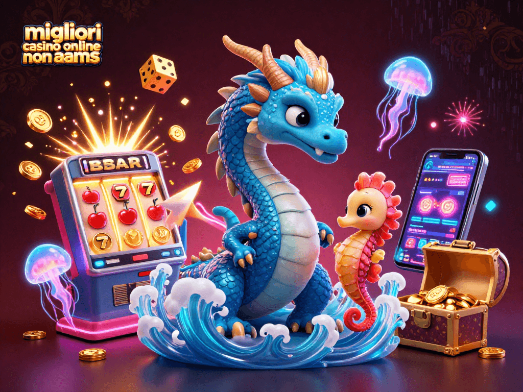 Migliori casinò online non AAMS: gioca con il drago d'acqua e la giostra fortunata di slot