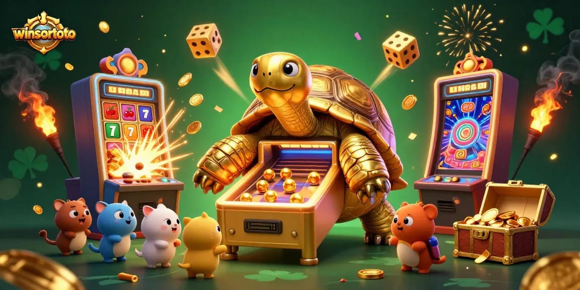 Mencapai kemenangan di winsortoto dengan mesin slot yang gemerlap dan kegembiraan hewan kecil.