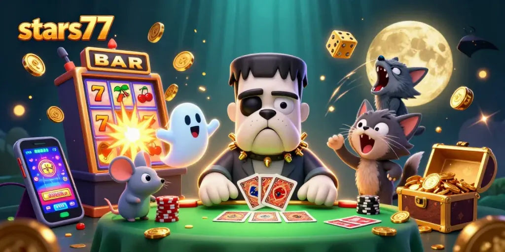 Melihat prediksi angka di stars77 dengan suasana kasino yang seru dan permainan yang mendebarkan.
