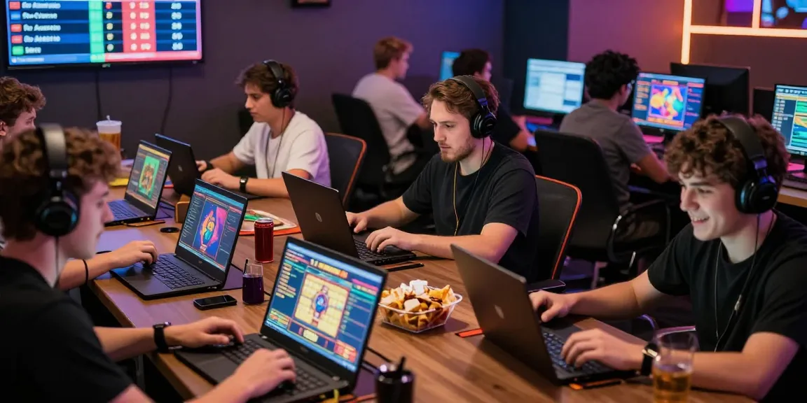 Players enjoying thrilling games on cermin303 platform with vibrant graphics and engaging atmosphere.