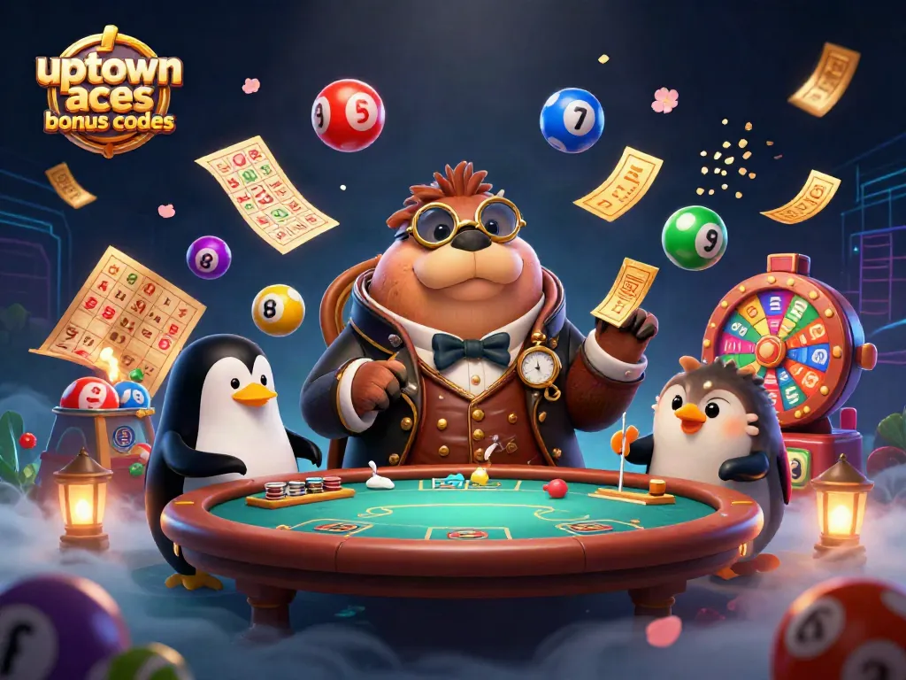 Engage with uptown aces bonus codes at a colorful underwater poker scene featuring unique characters.