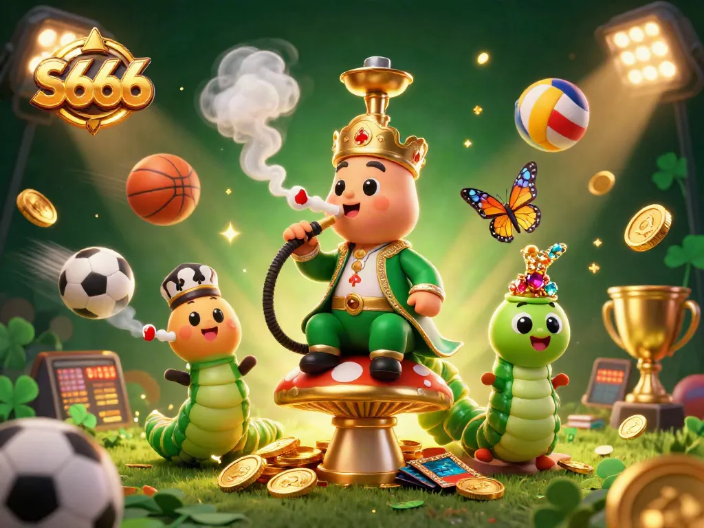Engage in S666 gaming excitement with a vibrant casino scene featuring colorful character dynamics.