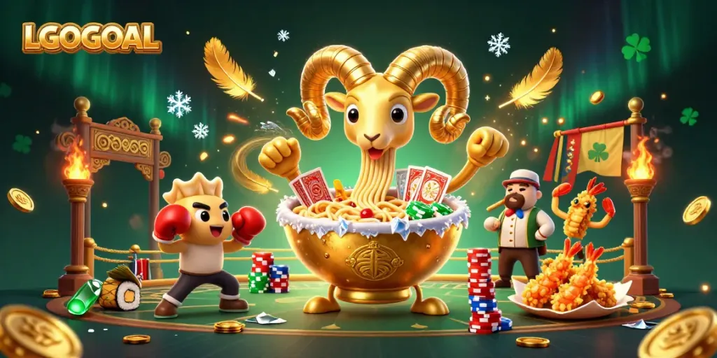Engage in thrilling gambling action with LGOGOAL featuring vibrant characters and rich, detailed environments.