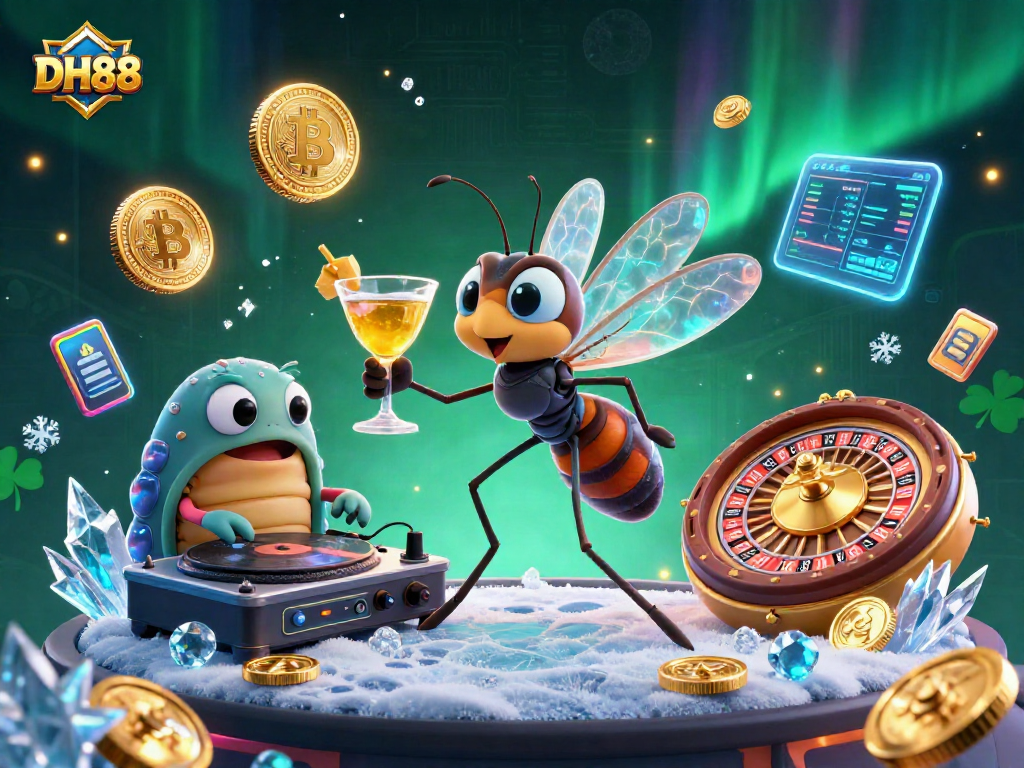 Dive into DH88's ultimate casino experience with vibrant 3D characters and crypto elements enhancing gameplay.