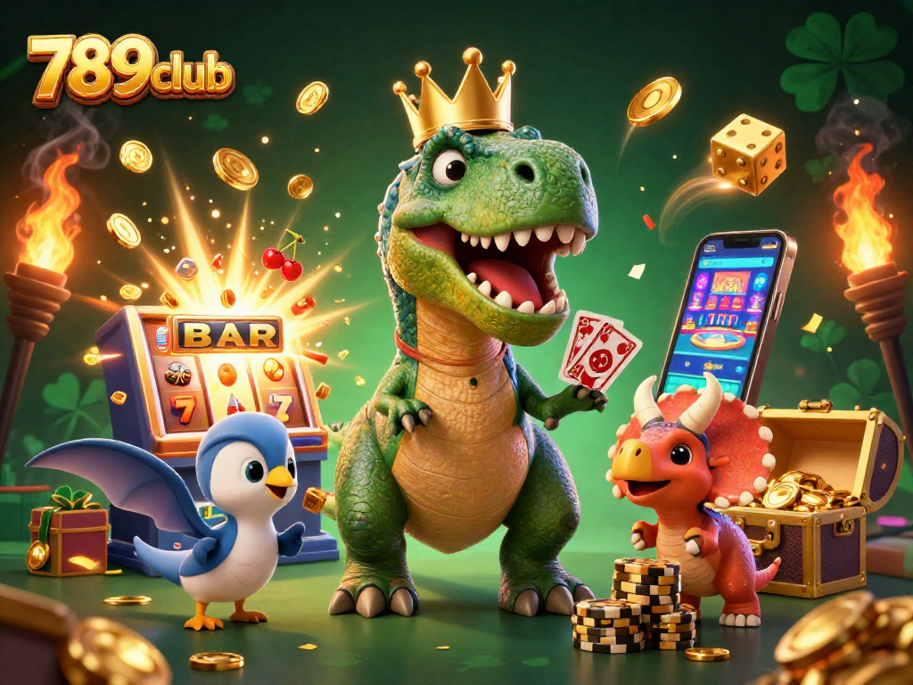 Trải nghiệm trò chơi hấp dẫn tại 789club với các nhân vật vui nhộn và slot jackpot.