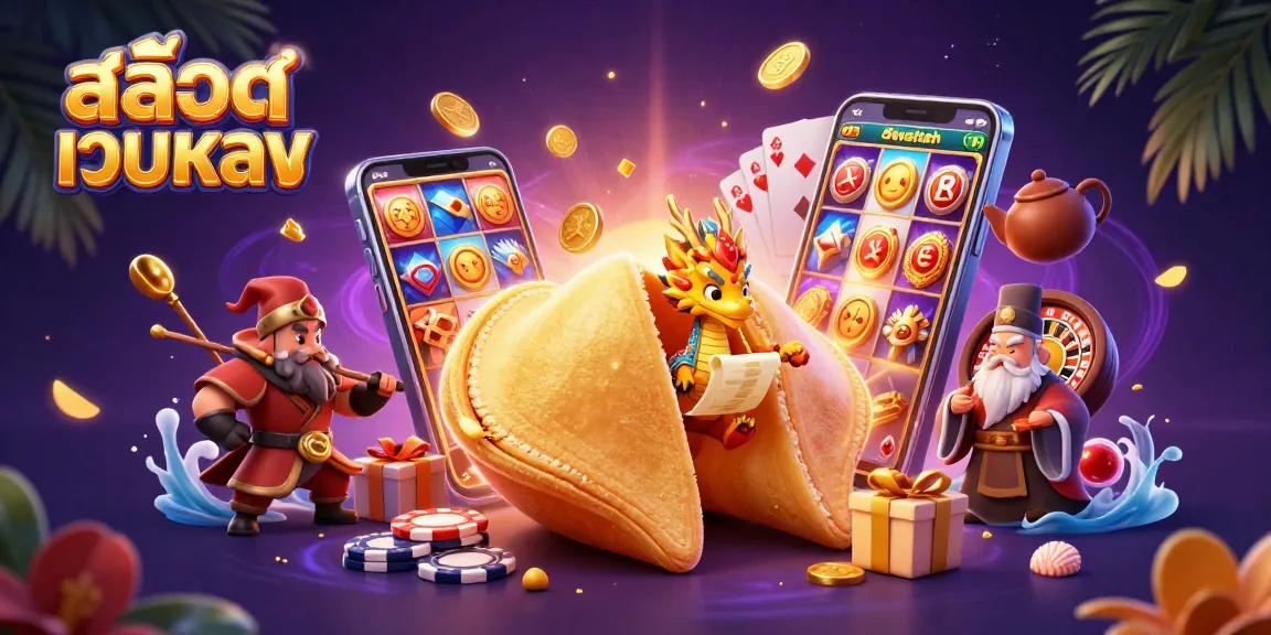 เล่นสล็อตเว็บตรง กับมังกรและขนมข Fortune ที่แตกเป็นทองคำ