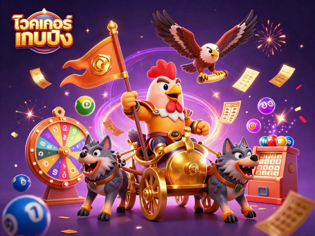 โจ๊กเกอร์เกมมิ่ง สนุกกับการเล่นเกมลอตเตอรี พร้อมลูกบอลลอตเตอรีหลากสีฟุ่มเฟือย