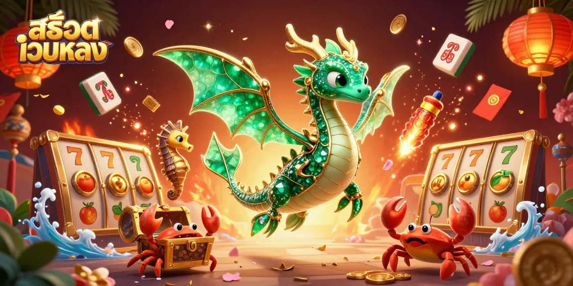 Experience thrilling gameplay at สล็อตเว็บตรง with colorful slot reels and enchanting characters in a dynamic 3D illustration.