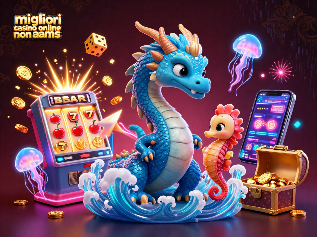 Migliori casinò online non AAMS: gioca con il drago d'acqua e la giostra fortunata di slot