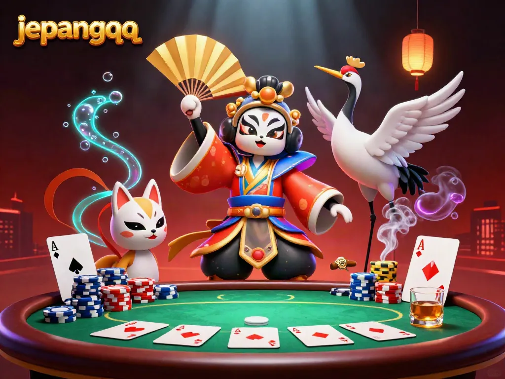 Mainkan permainan kartu di JepangQQ dengan karakter unik dan suasana yang menarik.