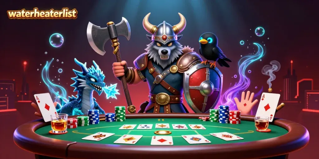 Engage with the thrilling action of waterheaterlist in a vivid casino showdown