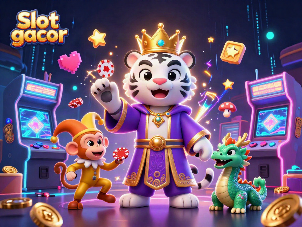 Menangkan Slot Gacor dengan grafik menakjubkan dan simbol permainan yang berkilau.