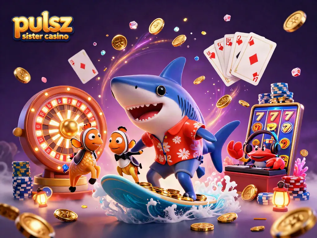 Experience the thrills at pulsz sister casino with gold coins and vibrant gaming elements.