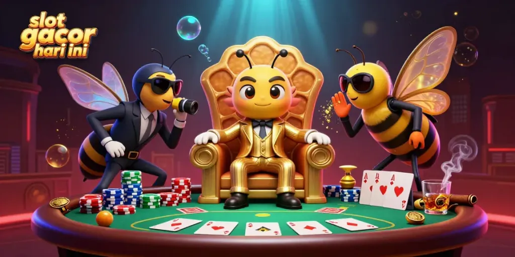 Engage in the excitement of slot gacor hari ini with dynamic casino characters and vibrant game elements.