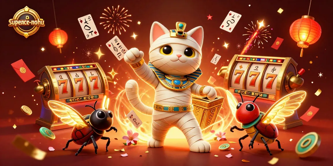 Engage in thrilling gameplay with superace-nohu's unique Egyptian-themed slot experience featuring vibrant elements.