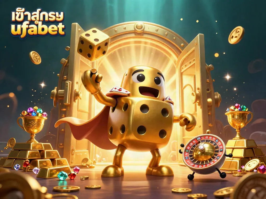 Engage in the fun of เข้าสู่ระบบ ufabet with dynamic characters and bright casino elements.