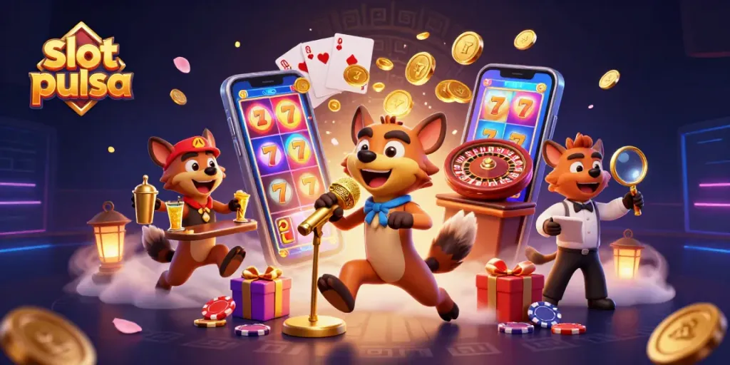 Experience thrilling slots with slot pulsa as hyenas bring humor to the casino scene.