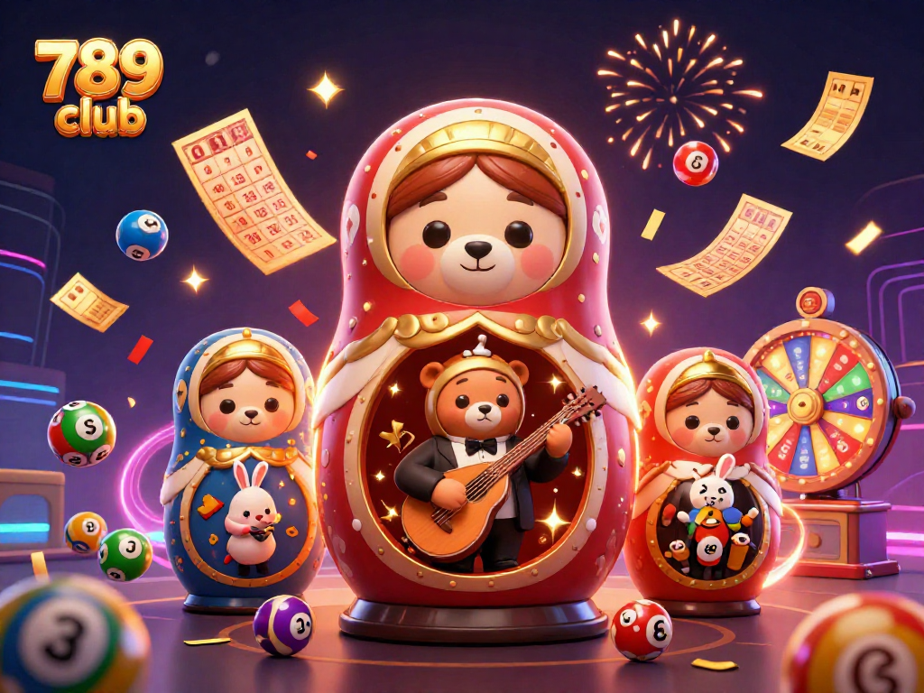Engage in thrilling entertainment at 789 club with a vibrant celebration scene featuring dynamic games.