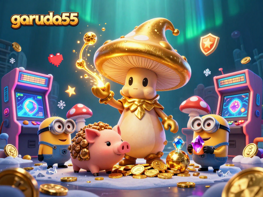 Mainkan slot gacor garuda55 dan menangkan hadiah besar dengan simbol berkilau dan karakter lucu.