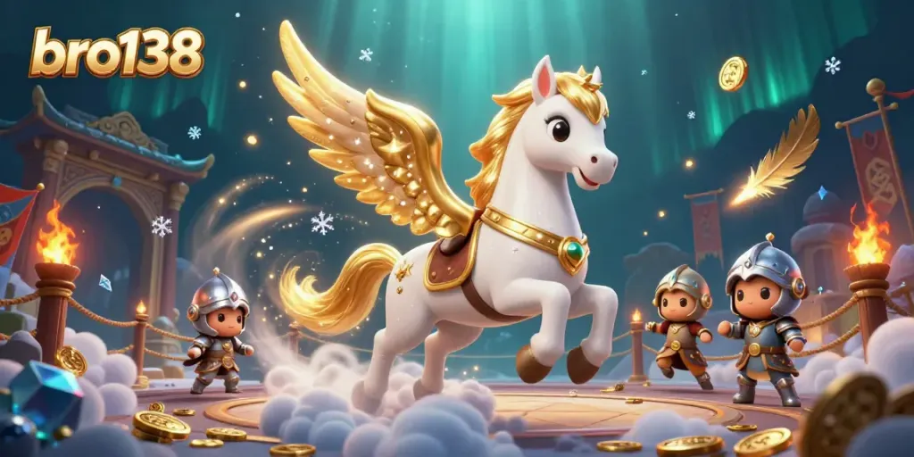 Engage with bro138 by unlocking treasures in a dynamic 3D casino adventure with magical creatures.