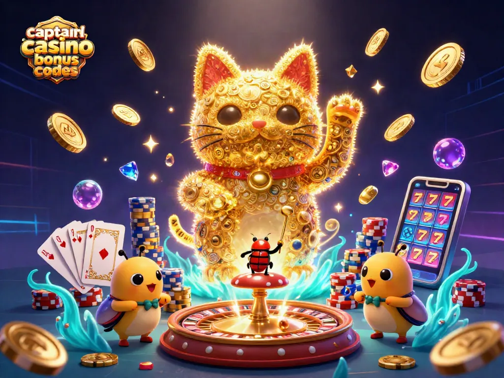 Engage with captain jack casino bonus codes through a vibrant scene of casino magic and luck.