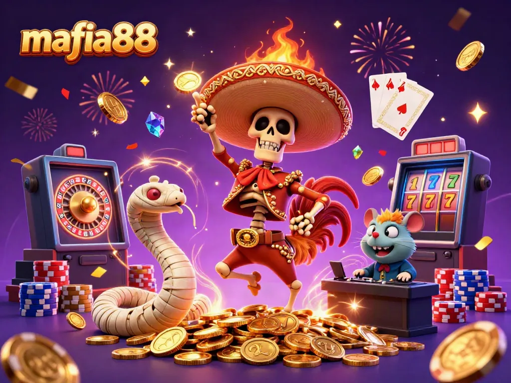 mafia88 mengalami kemenangan besar dalam permainan live dengan desain penuh warna dan interaktif